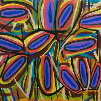 Painting titled "Seed" by Kosta, Original Artwork, Acrylic