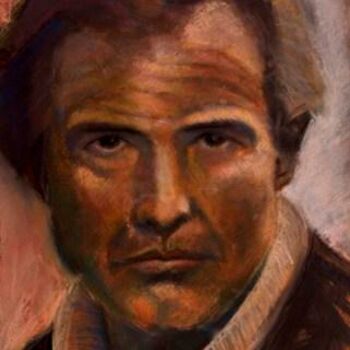 Painting titled "brando" by Gabriela Kostesky, Original Artwork, Oil