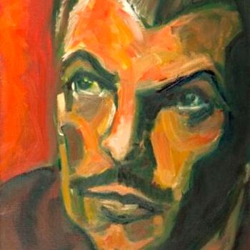 Painting titled "vincent" by Gabriela Kostesky, Original Artwork, Oil