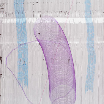 Рисунок под названием "WED2-8N" - Istvan Kostura, Подлинное произведение искусства, Шариковая ручка