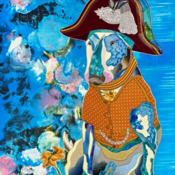 Art textile intitulée "My Napoleon" par Kostyantin Malginov, Œuvre d'art originale, Tapisserie