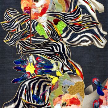 Art textile intitulée "Closer to the light" par Kostyantin Malginov, Œuvre d'art originale, Tapisserie Monté sur Panneau de…