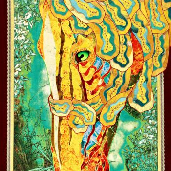 Textile Art titled "Alabama" by Kostyantin Malginov, Original Artwork, Tapestry