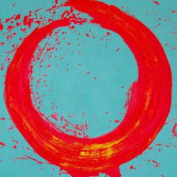 Peinture intitulée "Circle Zen.jpg" par Oksana Kostyletskaya, Œuvre d'art originale, Acrylique