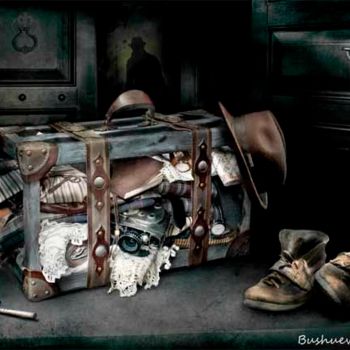 Artesanato intitulada "Luggageint" por Kosyak Yulia Kosiak Iuliia, Obras de arte originais