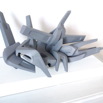 Скульптура под названием "Stability" - Kotek_prod, Подлинное произведение искусства, Смола