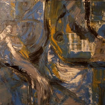 Pittura intitolato "Turning things arou…" da Stella Maria Kotsaki, Opera d'arte originale, Olio