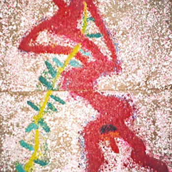 Peinture intitulée "Tarzanou" par Koutsandréou Georges, Œuvre d'art originale, Acrylique