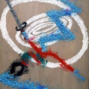 Peinture intitulée "Excalibur" par Koutsandréou Georges, Œuvre d'art originale, Acrylique