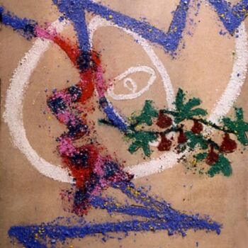 Peinture intitulée "Figues" par Koutsandréou Georges, Œuvre d'art originale, Acrylique