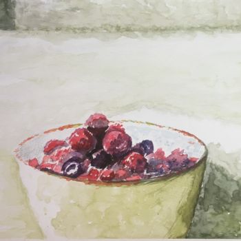 "Berries" başlıklı Tablo Maria Koutsoumpou tarafından, Orijinal sanat, Suluboya