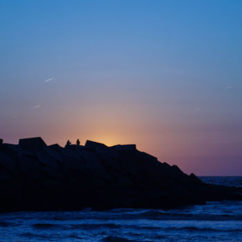 摄影 标题为“Blue sunset” 由Wouter Kouwenberg, 原创艺术品