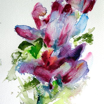 제목이 "Spring"인 미술작품 Anna Brigitta Kovacs (KAB)로, 원작, 수채화