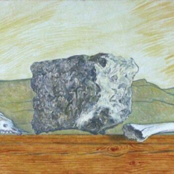 Картина под названием "Дары Ольвии" - Oigan, Подлинное произведение искусства, Масло