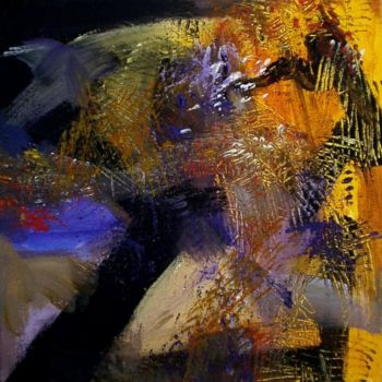 Pittura intitolato "Composition 23" da Svetlana Kovelina, Opera d'arte originale, Olio