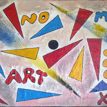 Painting titled "NO MORE ART" by Kowalski, Original Artwork, Acrylic