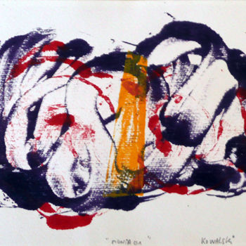 Malerei mit dem Titel "MONIA 001" von Kowalski, Original-Kunstwerk, Andere