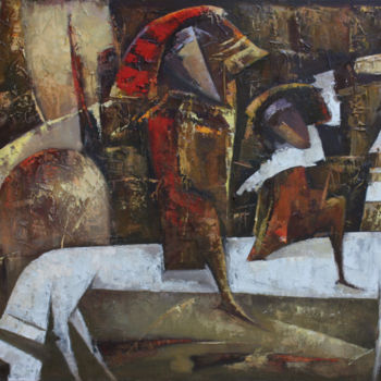 Картина под названием "Three thousand ways" - Валентина Козяр, Подлинное произведение искусства