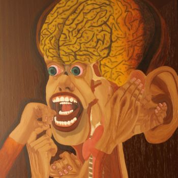 Картина под названием "Пороки и слабости.…" - Maksim Kraev, Подлинное произведение искусства, Масло