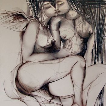 Drawing titled "my secret" by Kravitz, Original Artwork, Other