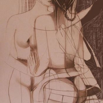 Drawing titled "Metaphysics of Love" by Kravitz, Original Artwork, Other
