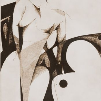 "Gretta Garbo" başlıklı Resim Kravitz tarafından, Orijinal sanat, Diğer