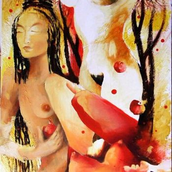 Painting titled "Galatea of August" by Kravitz, Original Artwork, Oil