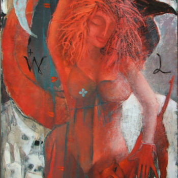 Рисунок под названием "Miledy Red Dragon &…" - Kravitz, Подлинное произведение искусства, Другой