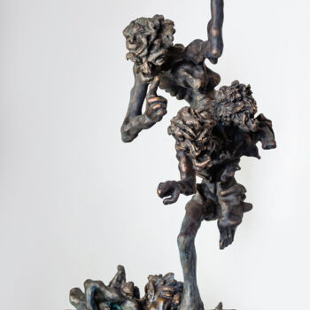 Sculpture titled "One second and seve…" by Krikor Avessian, Original Artwork, Bronze