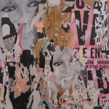 Schilderij getiteld "Brigitte Bardot" door K.Rin, Origineel Kunstwerk, Anders