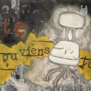 Collages intitolato "Te souviens-tu ?" da K.Rin, Opera d'arte originale