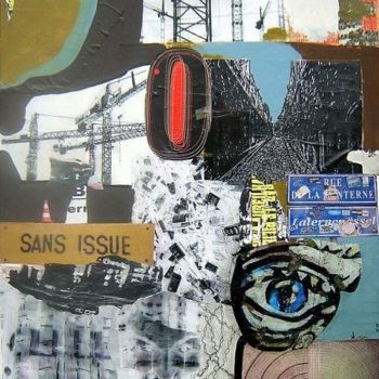 Collages titled "Sans issue" by K.Rin, Original Artwork