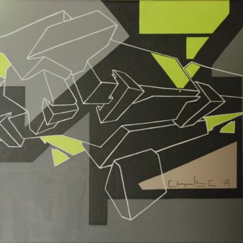 Peinture intitulée "graff-4-2019.jpg" par Christophe Caniac, Œuvre d'art originale, Acrylique