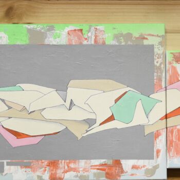 Peinture intitulée "Graff 3 2023" par Christophe Caniac, Œuvre d'art originale, Acrylique