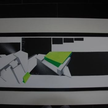 「Graff-art3D」というタイトルの絵画 Christophe Caniacによって, オリジナルのアートワーク, アクリル