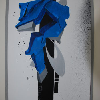 Painting titled "Graff art 2013" by Christophe Caniac, Original Artwork, Acrylic