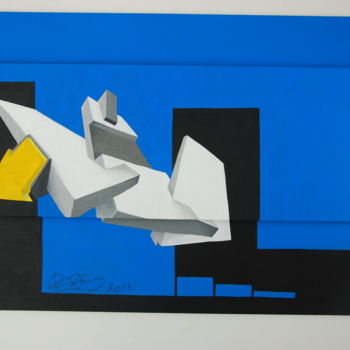 Pittura intitolato "Graff 2011" da Christophe Caniac, Opera d'arte originale