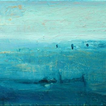 Pittura intitolato "landschap" da Kris Duys, Opera d'arte originale