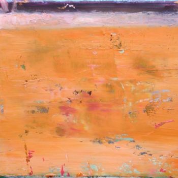 Malerei mit dem Titel "abstract oranje" von Kris Duys, Original-Kunstwerk