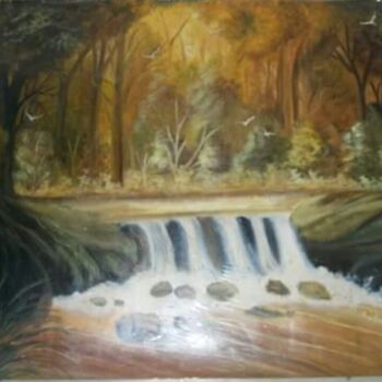 Pintura titulada "Landscape" por Krishna Art Gallery, Obra de arte original, Oleo