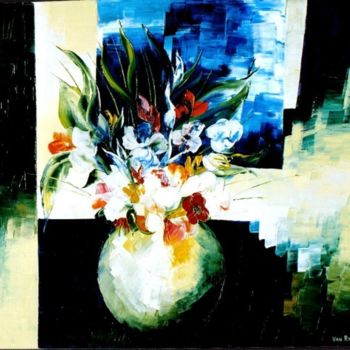 Malerei mit dem Titel "Fragrance" von Kristeen Van  Ryswyck, Original-Kunstwerk, Öl