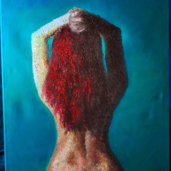 Painting titled "Lady 1" by Kristinafoersterart, Original Artwork, Oil