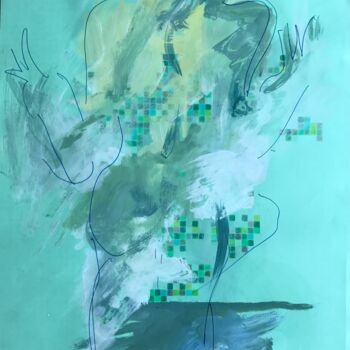 Pittura intitolato "Ombre" da Kristina Stalpaert, Opera d'arte originale, Acrilico
