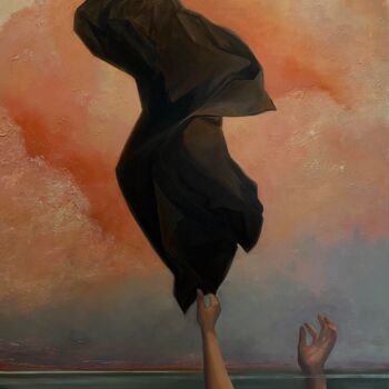 제목이 "Let go of expectati…"인 미술작품 Kristina Zhigacheva로, 원작, 기름 나무 들것 프레임에 장착됨