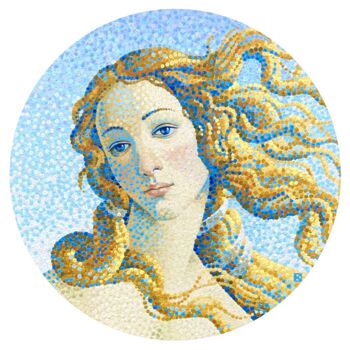 Pintura intitulada "My Venus" por Kristina Korobeynikova, Obras de arte originais, Acrílico Montado em Armação em madeira