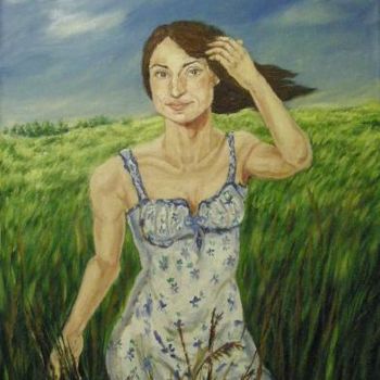 Painting titled "J.M.A" by Kristina Stuokaite, Original Artwork