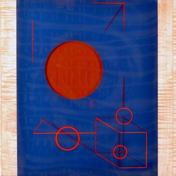 Картина под названием "Ethereal Structure…" - Kristopher Lionel, Подлинное произведение искусства, Смола Установлен на Дерев…