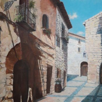 Painting titled "Shining Andalusia.j…" by Nataly, Original Artwork, Oil