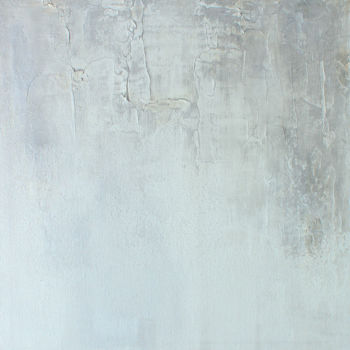 Malerei mit dem Titel "Silver to the Touch" von Kr Moehr, Original-Kunstwerk, Acryl