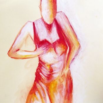 Schilderij getiteld "ballet dancer" door Ana Balegas, Origineel Kunstwerk